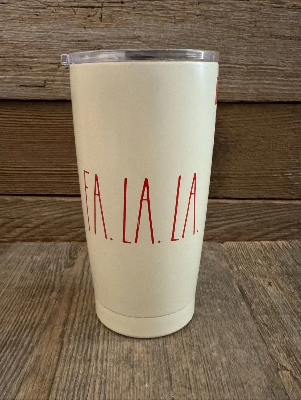 NWT Rae Dunn Fa. La. La. Travel Tumbler